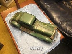 Vintage Marx Tin Litho Friction Metal Toy Siren Police Car 1st Pct