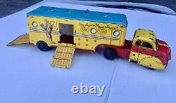 Vintage Marx Tin Litho Toy Truck 1950s  VHTF /RARE