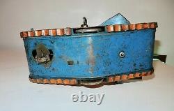 Vintage Marx Tin Litho WW1 British Tank MKIV Wind up Toy Louis Marx & Co
