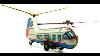 Vintage Marx Tin Litho Wind Up Moon Scout Helicopter