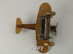 Vintage Marx Tin Litho Wind-up Sparking US Army 712 Toy Airplane AS-IS Parts/Rep