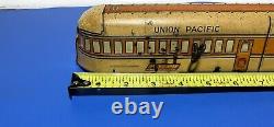 Vintage Marx Tin Litho Windup Union Pacific US Mail M10003 Floor Train 22in