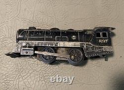 Vintage Marx Tin Train Engines, Pullman Bogota Cars Lot WithTracks & Accessories