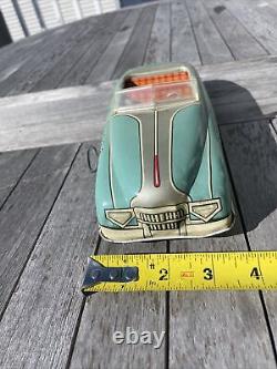 Vintage Marx Tin Wind Up D-6581 Car Working 3 Replacement Wheels With Windshield