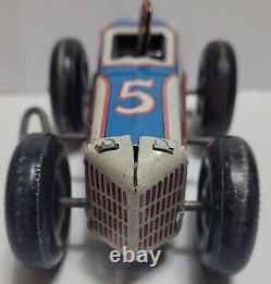 Vintage Marx Tin Wind Up Midget Racer Car Works