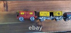 Vintage Marx Tin Wind Up Sleek Marxlines Trailblazer Toy Train With key. Beauty