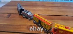 Vintage Marx Tin Wind Up Sleek Marxlines Trailblazer Toy Train With key. Beauty