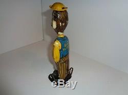 Vintage Marx Tin Wind-Up Toy B. O. Plenty, Dick Tracy, Baby Sparkle
