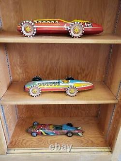 Vintage Marx Tin Windup Race Car #12 Tin Toy Lot