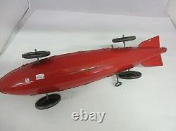 Vintage Marx Toy Co Rocket Racer Tin Wind Up Toy 937