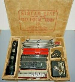 Vintage Marx Toy Streamline Electric Train Set #10500 Nickel Plate Road In Ob