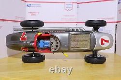 Vintage Marx Toys Marx Jetspeed #7 Racer Battery Operated 17inch Tin Toy Racecar