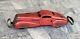 Vintage Marx Toys Red Tin Litho Streamliner Car Coupe with 2 Handles OT711