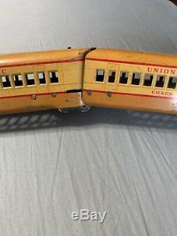Vintage Marx Toys Union Pacific Railway Post Office Tin Train Railroad