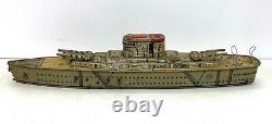 Vintage Marx USS Washington Battleship Tin Toy
