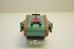 Vintage Marx WW1 Doughboy Tin Wind Up Tank with Pop-up Soldier & Flag EX Must L@@K