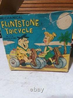 Vintage Marx Wilma Flintstone Tricycle 1962