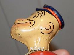 Vintage Marx Wind Up Popeye Tin Toy