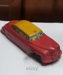 Vintage Marx wind up windup MYSTERY COUPE TIN TOY CAR FLIP TOP