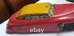 Vintage Marx wind up windup MYSTERY COUPE TIN TOY CAR FLIP TOP