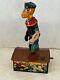 Vintage Popeye the Sailor Wind-Up Jigger Tin Toy 1935