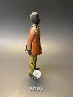 Vintage RARE 1926 Louis Marx Somstepa Coon Jigger Tin Litho Wind Up Toy Figure
