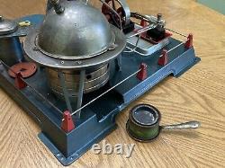 Vintage RARE 1950's Marx Linemar Atomic Reactor Steam Engine Model Tin Toy NICE