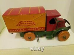 Vintage Royal Van Co Tin Marx Toy Truck