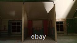 Vintage Small Size Tin Marx Doll House with Furniture