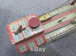 Vintage Super Marx Busy Bridge Tin Wind Up Toy- Main St Terminal