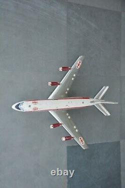 Vintage TWA N7917TW Super Jet Litho Battery MARX Mark Airplane Tin Toy, Japan