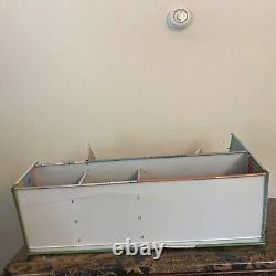 Vintage Tin Dollhouse 2 Story with Breezeway 38 in Long READ MORE