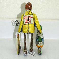 Vintage Tin Litho Marx The Butter and Egg Man, Wind Up Toy