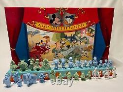 Vintage Tin Litho Walt Disney's Television Playhouse Playset with Characters