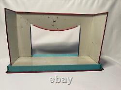 Vintage Tin Litho Walt Disney's Television Playhouse Playset with Characters