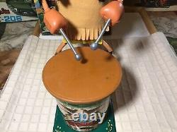 Vintage Tin Marx Battery Operated Nutty Mad Indian 1960s Japan