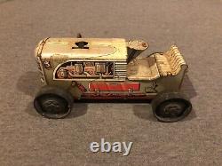 Vintage Tin Metal Wind Up Toy Car Truck Marx Tractor Dozer Marx 5