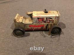 Vintage Tin Metal Wind Up Toy Car Truck Marx Tractor Dozer Marx 5