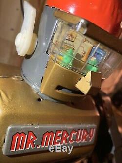 Vintage Tin Robot Mr. Mercury Rare 1953 Working