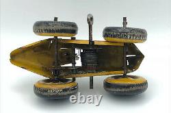Vintage Working Marx Tin Wind-Up Racer #5 Preowned