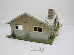 Vtg C1960s Marx Contemporary Tin Litho Doll House Rooster Ranch MCM & Furniture