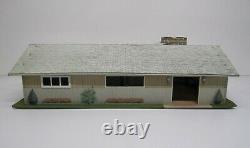 Vtg C1960s Marx Contemporary Tin Litho Doll House Rooster Ranch MCM & Furniture
