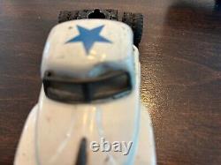 Vtg MARX Linemar tin friction semi-truck. Blue Star Express. 1950s Japan