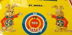 Vtg Rare 1970 Marx Toys Prototype Tin Target Game Girard Pa