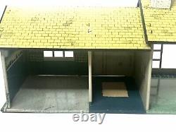 Vtg TIN LITHO RANCH FURNITURE Marx Doll House ACCESSORIES Metal Home Toy Playset
