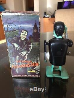 Vtg Universal Mechanical Frankenstein Monster Wind Up Toy 1963 Marx Mint Boxed