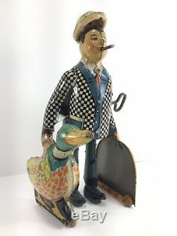 Wanna Buy A Duck Joe Penner Vintage 1930s Mechanical Wind Up Tin Marx Toy
